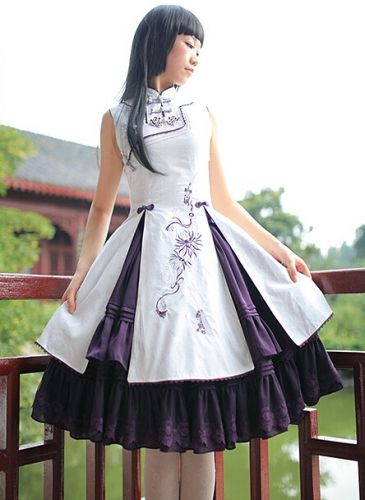 Chinese fashion brand: Lolita Dress based on Hanbok is written as kind of  Qilolita, which means Chinese style Lolita. : r/China